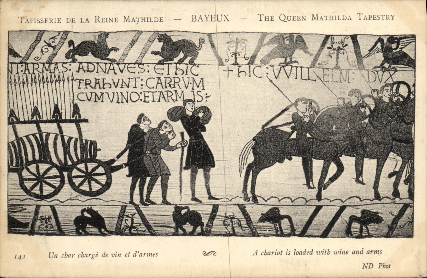 Tapisserie de la Reine Mathilde — Bayeux — ND Phot — n°142