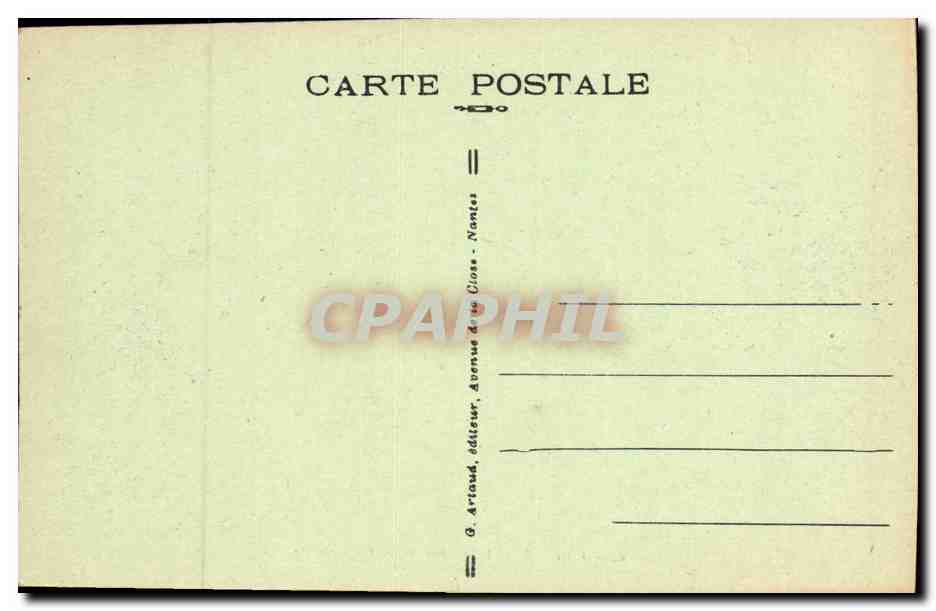 CPA Lisieux Interieur de La Cathedrale — Verso