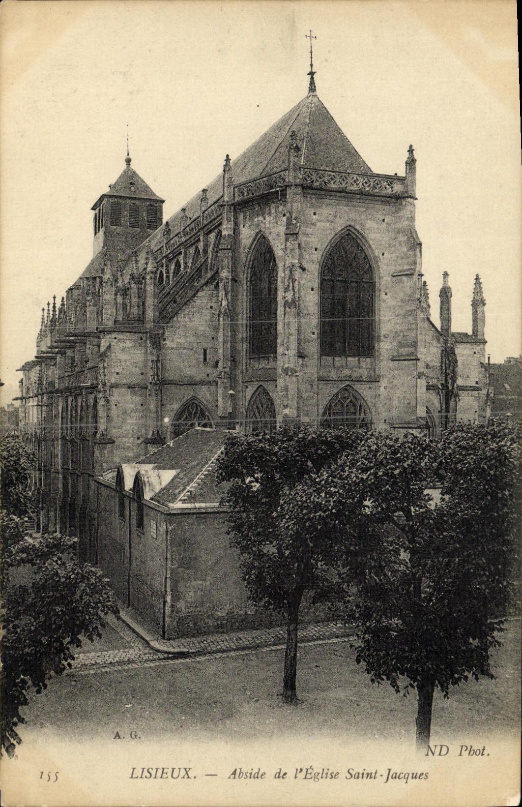 Lisieux — Abside de l'Église Saint-Jacques — A.G. ND Phot.