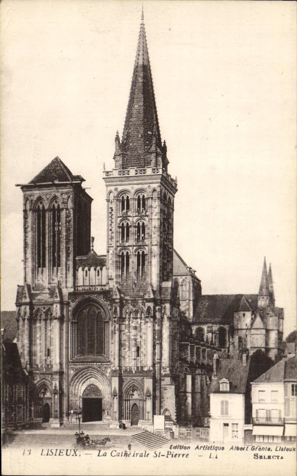 Lisieux — La Cathédrale Saint-Pierre — Édition Artistique Albert Gréante, Lisieux, série SELECTA