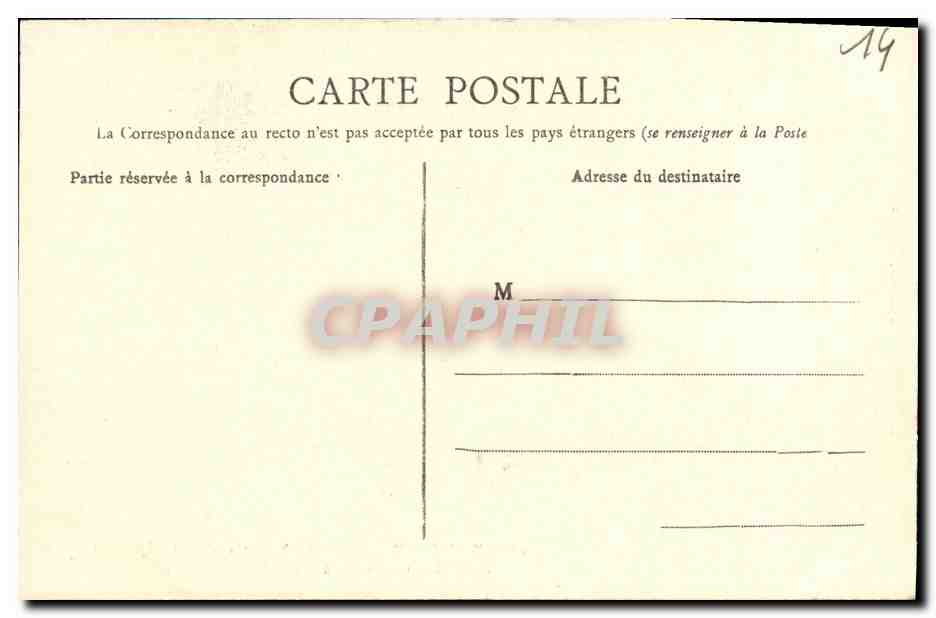 CPA Vieux Lisieux Cave du 13eme chez M Dutheil Coiffeur Gradne Rue  — Rückseite