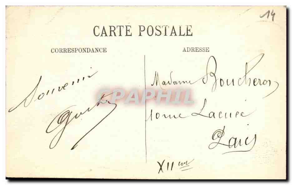 Lisieux — Maison du XVIe siècle, rue aux Fèves — LL. — Reverso