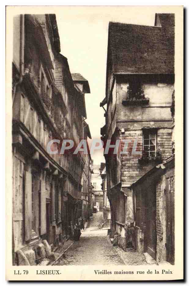 Lisieux — Vieilles maisons rue de la Paix — LL 79