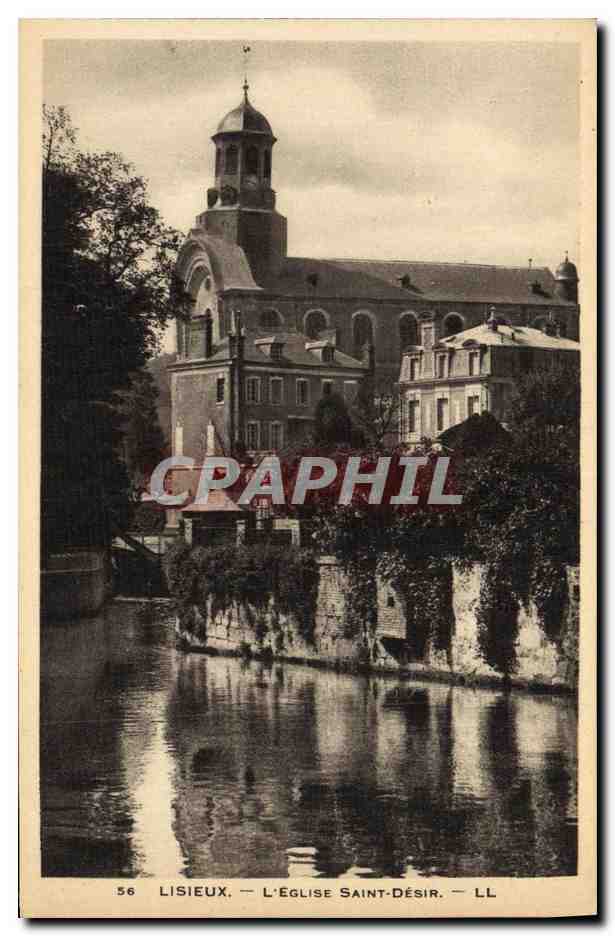 CPA Lisieux Eglise Saint Desir 
