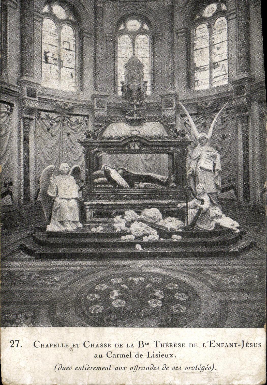 CPA Chapelle Et Chasse De La Therese De L Enfant Jesus Au Carmel De Lisieux