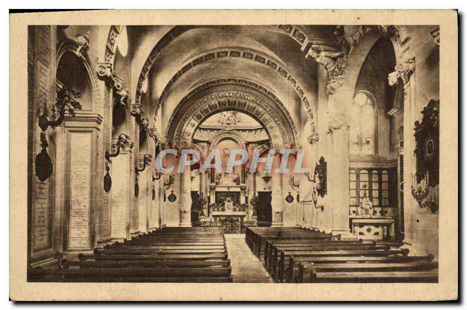 Intérieur de la chapelle des Carmélites de Lisieux — éditeur Calicados, n°4