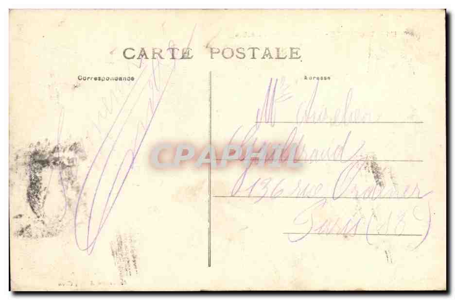 TROUVILLE - Promenade des Planches — Casino — éditeur V. Collin, n°126 — Verso