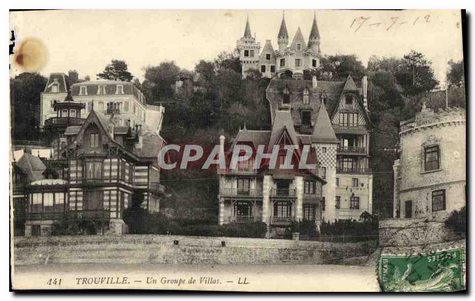 CPA Trouville Un Groupe de Villas