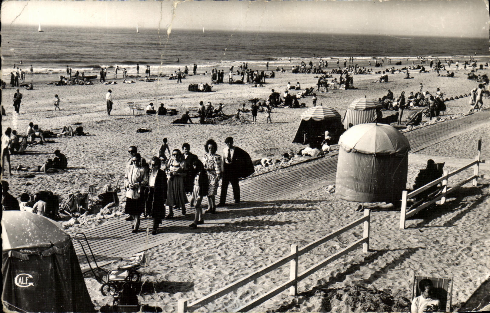 CPSM Trouville La Reine des Plages La Plage
