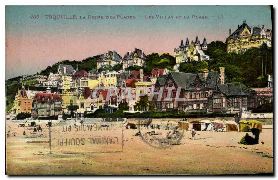 Trouville, la Reine des Plages — Les Villas et la Plage — LL