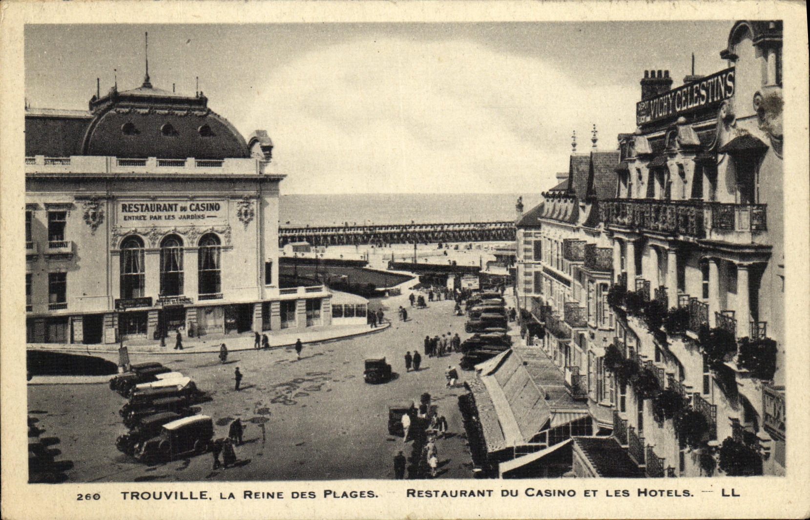 CPA Trouville La Reine des Plages Restaurant Du Casino Et Les Hotels