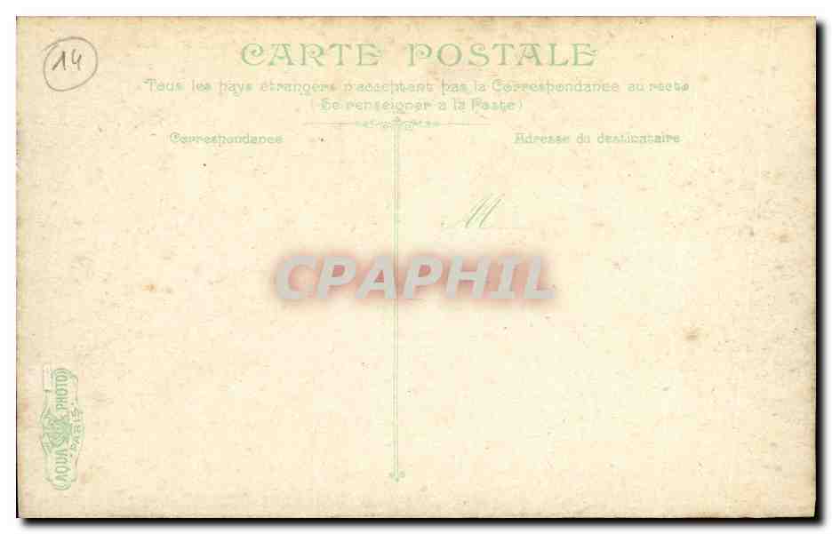 TROUVILLE - La jetée promenadée par un gros temps — LVUCC, n°14 — Verso