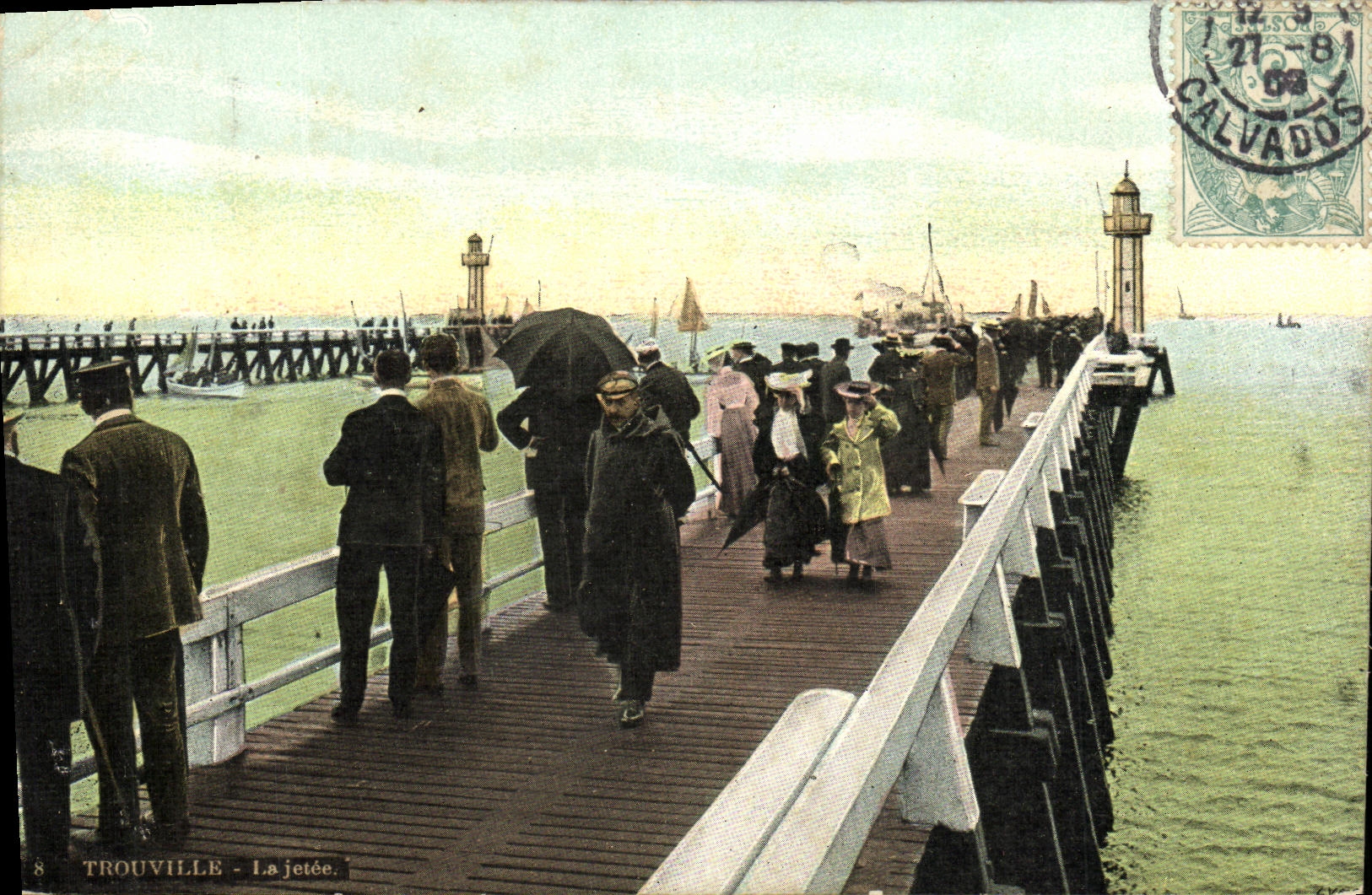 CPA Trouville La Jetee