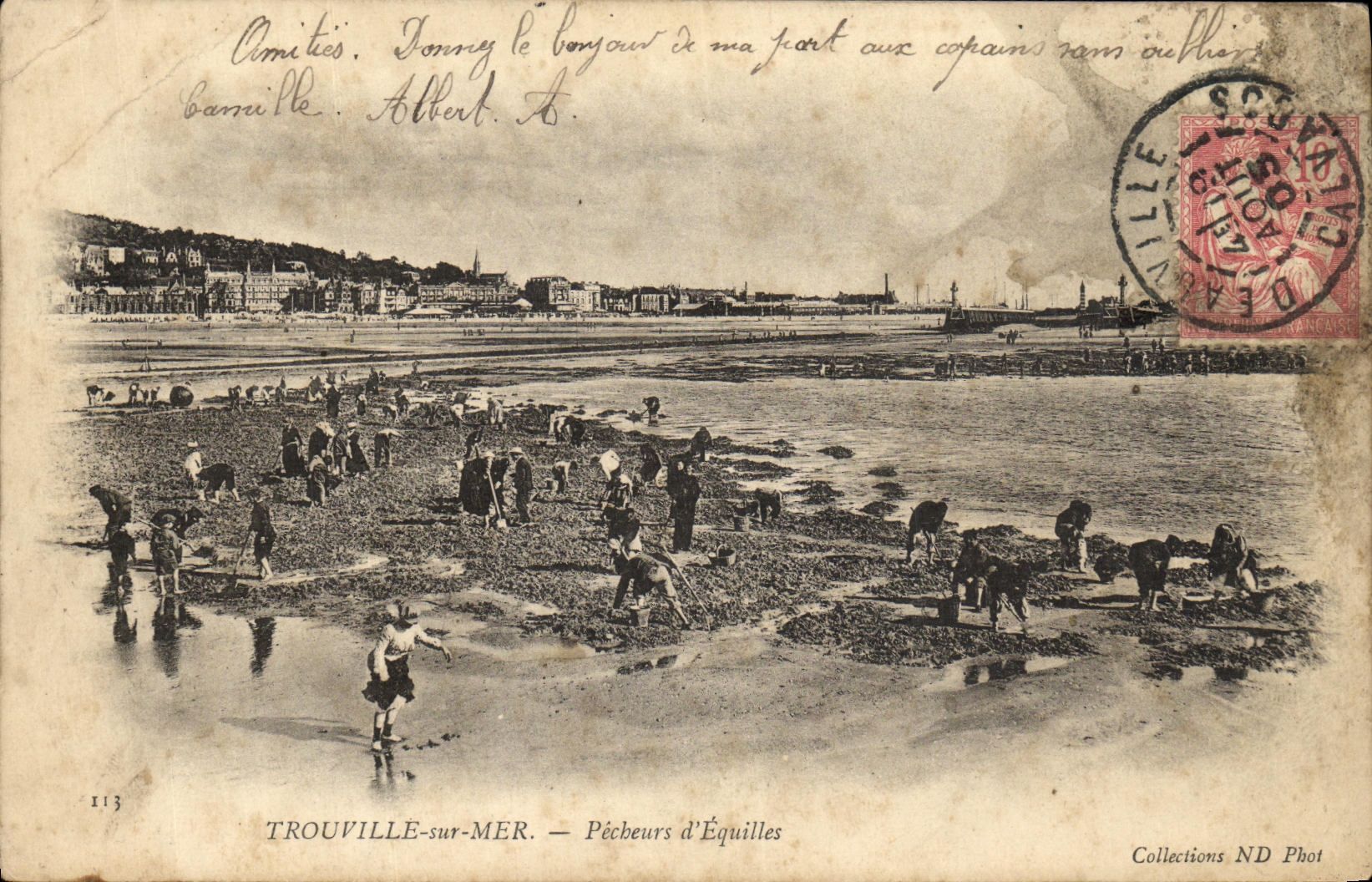 CPA Trouville Sur Mer Pecheurs d Equilles