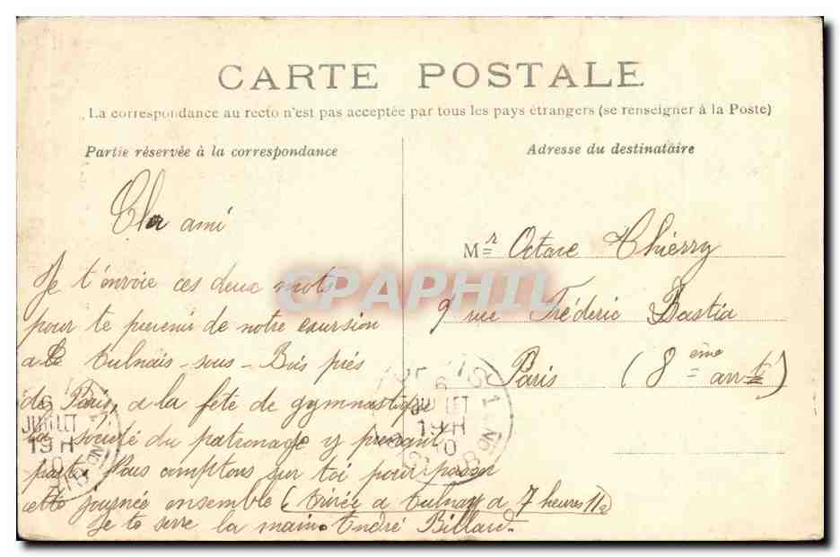 CPA Compiegne L Eglise Saint Antoine — Rückseite