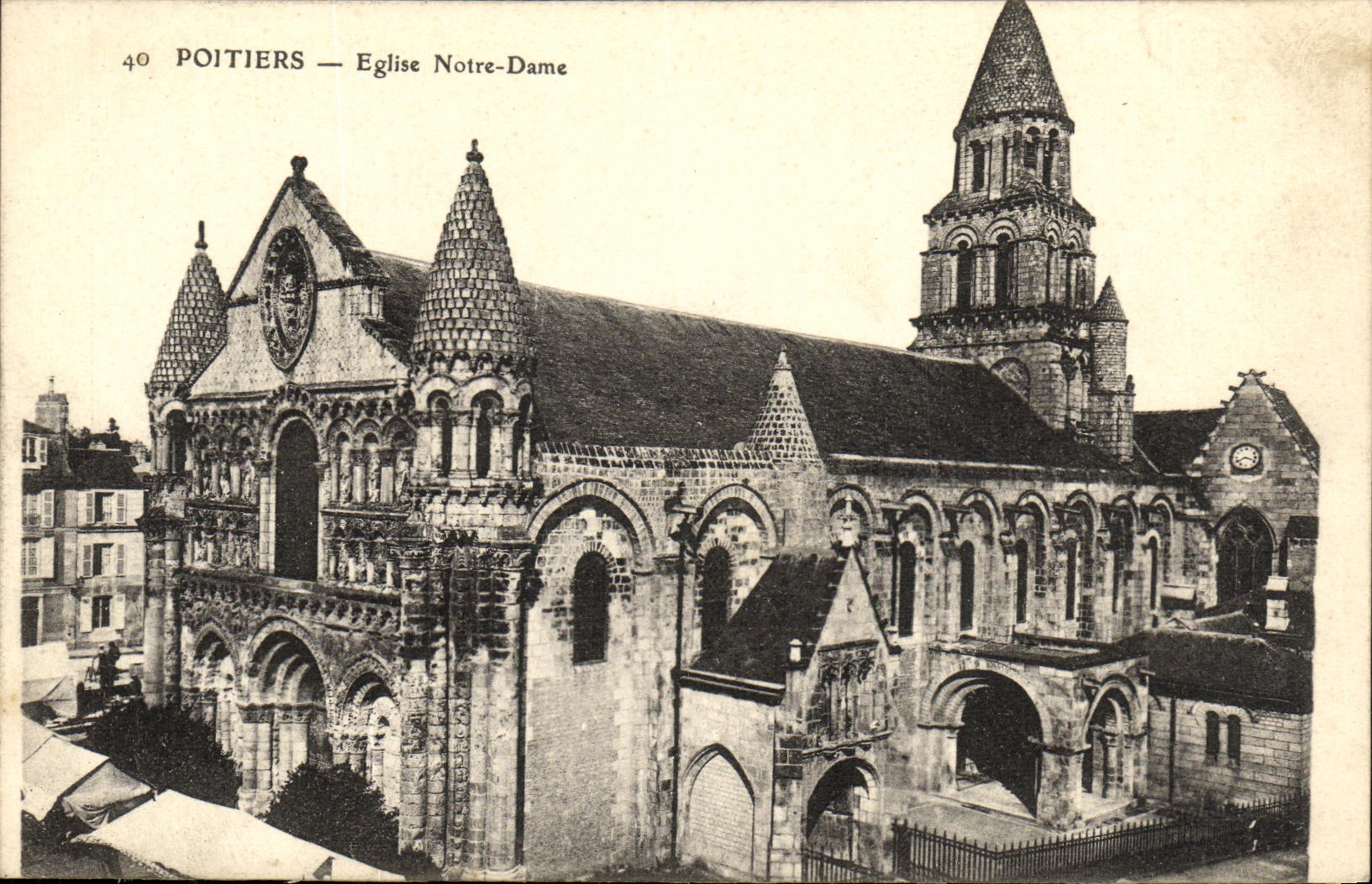 Poitiers — Église Notre-Dame — Éditeur non identifié, n° de série 40