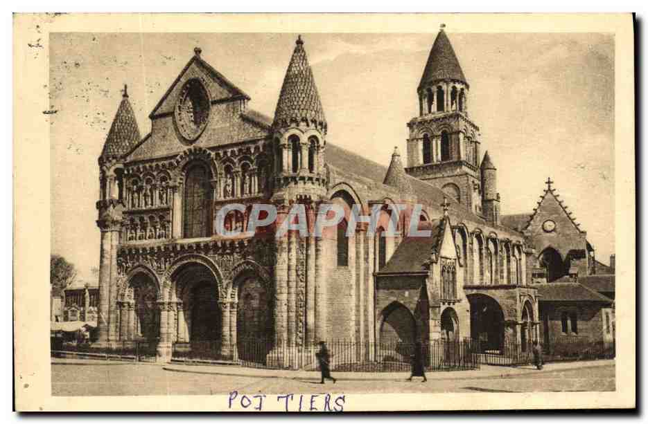 CPA Poitiers Eglise Notre Dame la grande