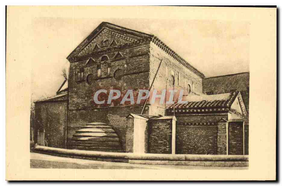 CPA Poitiers Le Baptistere Gallo Romain Saint Jean du 4eme Facade Est
