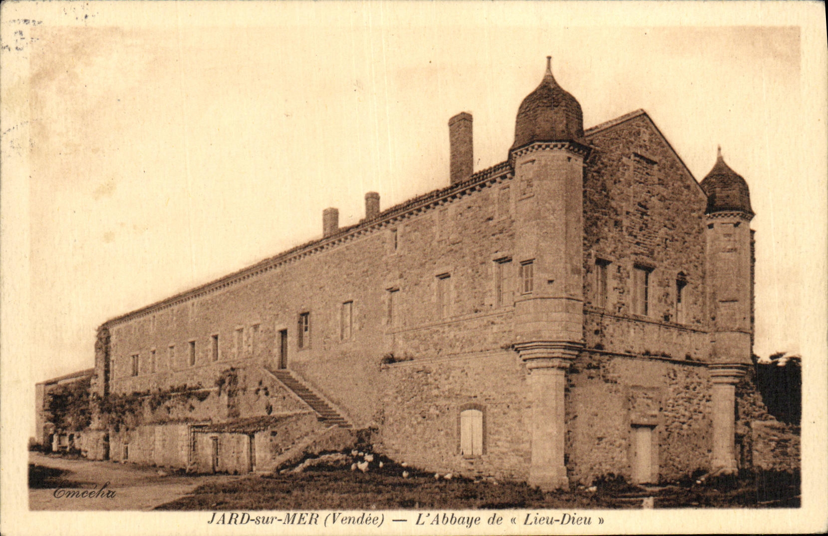 CPA Jard sur Mer L Abbaye de Lieu Dieu
