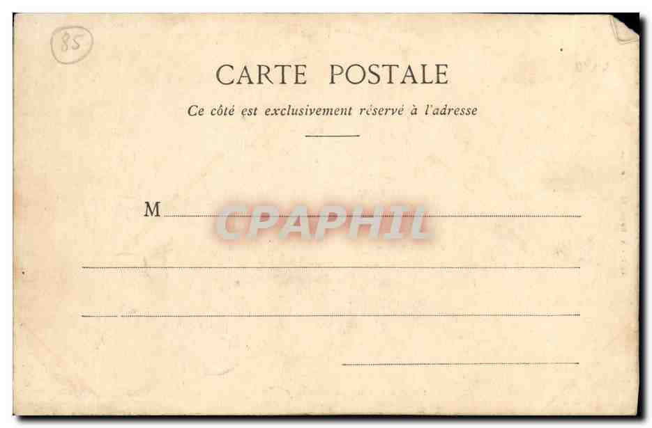 CPA La Foret De Mervent le restaurant de la pierre brune  — Verso