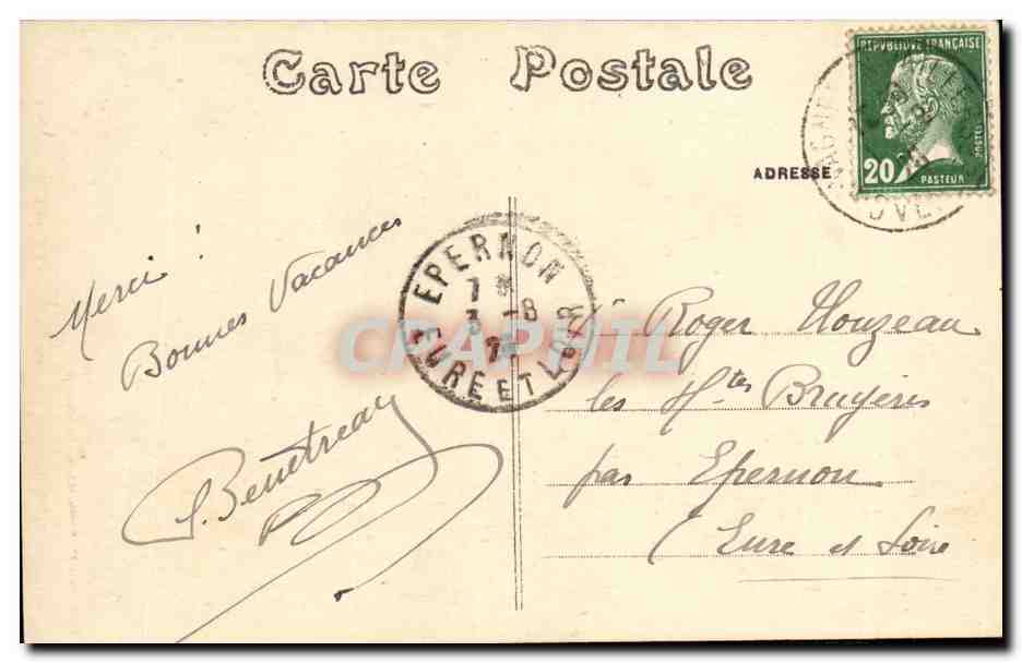Chavagnes-en-Paillers — Chapelle de la Sainte-Vierge — H. Tourte & M. Petitlin éditeurs, Levallois-Paris — Verso