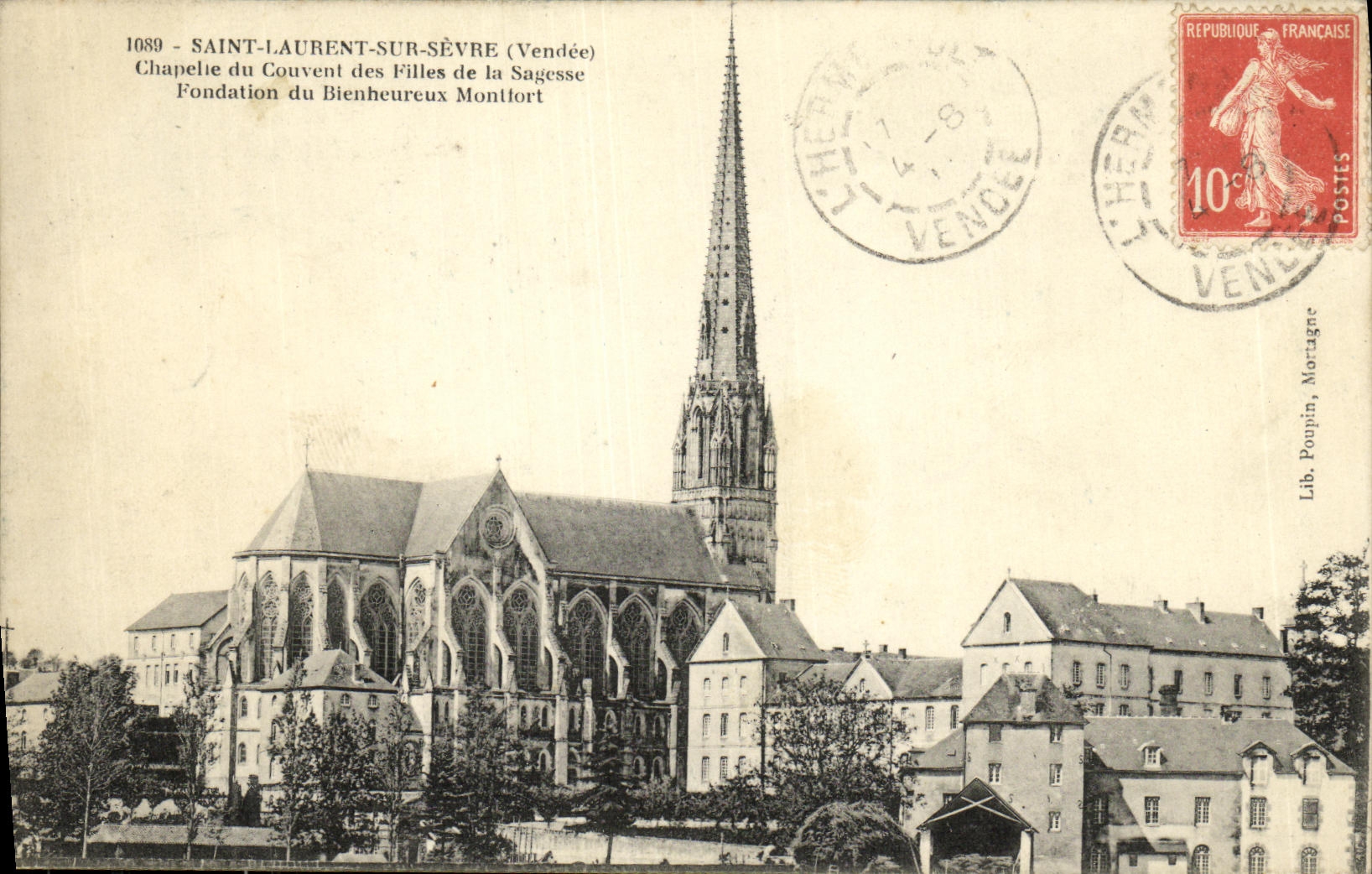 CPA Saint Laurent Sur Sevre L Eglise Chapelie du Couvent des Filles