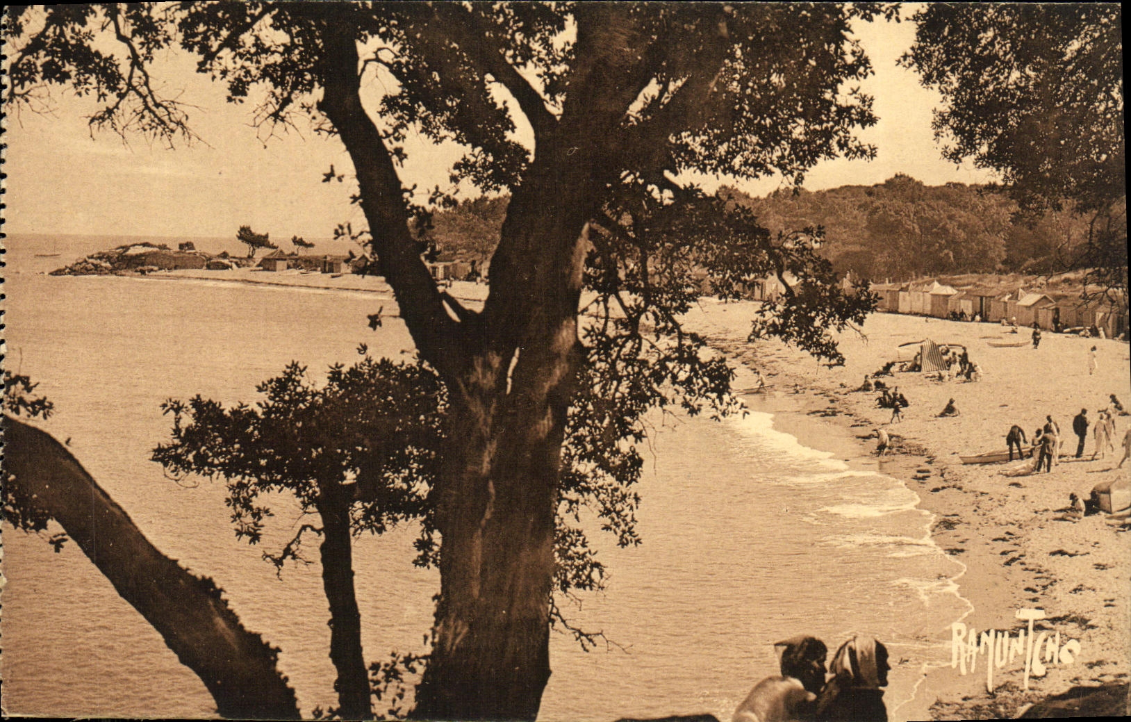 CPA Ile de Noirmoutier Plage du bois de la Chaize