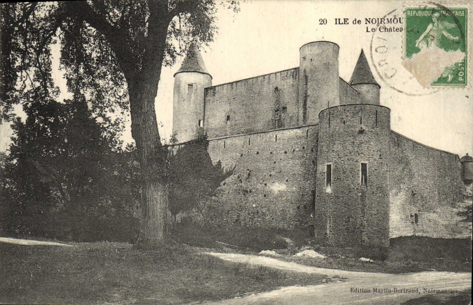 Château d'Île de Noirmoutier — Édition Martin-Bertrand, Noirmoutier