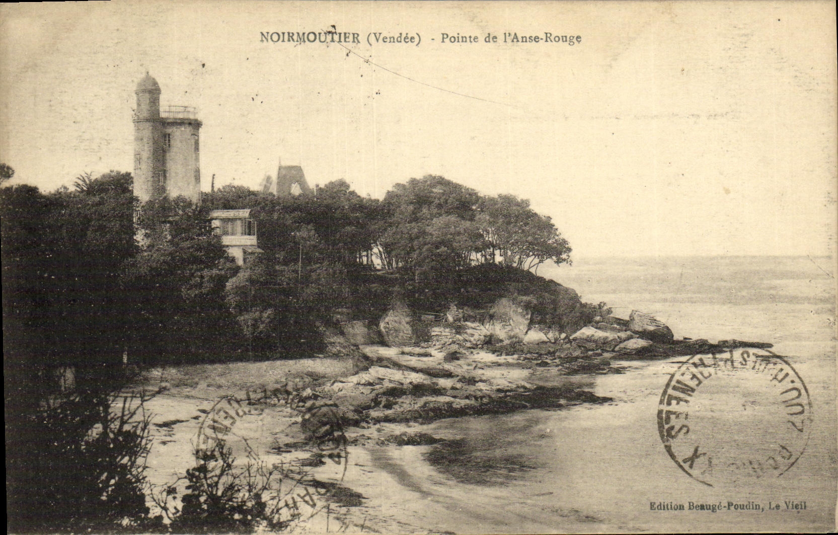 Noirmoutier (Vendée) - Pointe de l'Anse-Rouge — Edition Beauugé-Poudin, Le Vieil