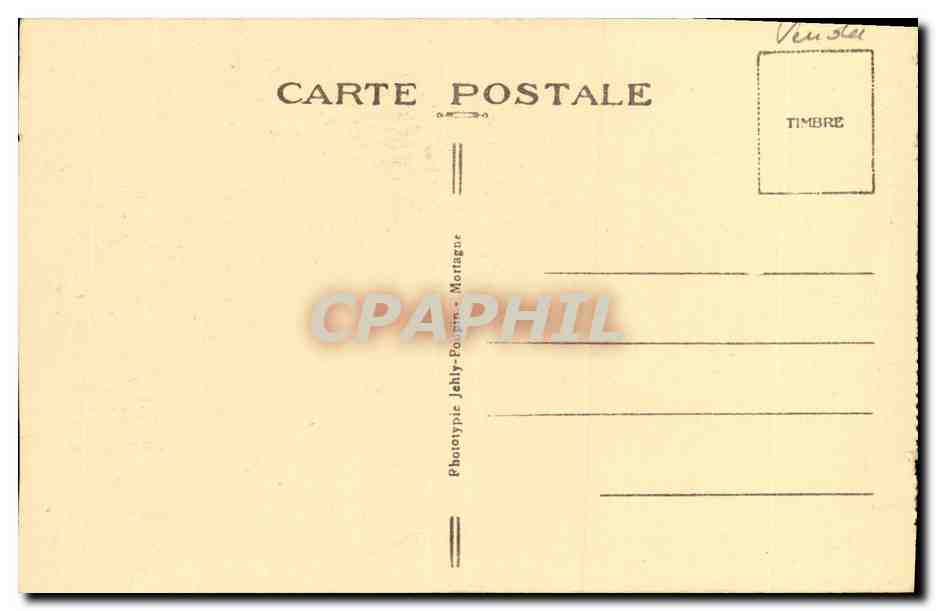CPA Tiffauges Ruines du Chateau L Entree — Rückseite