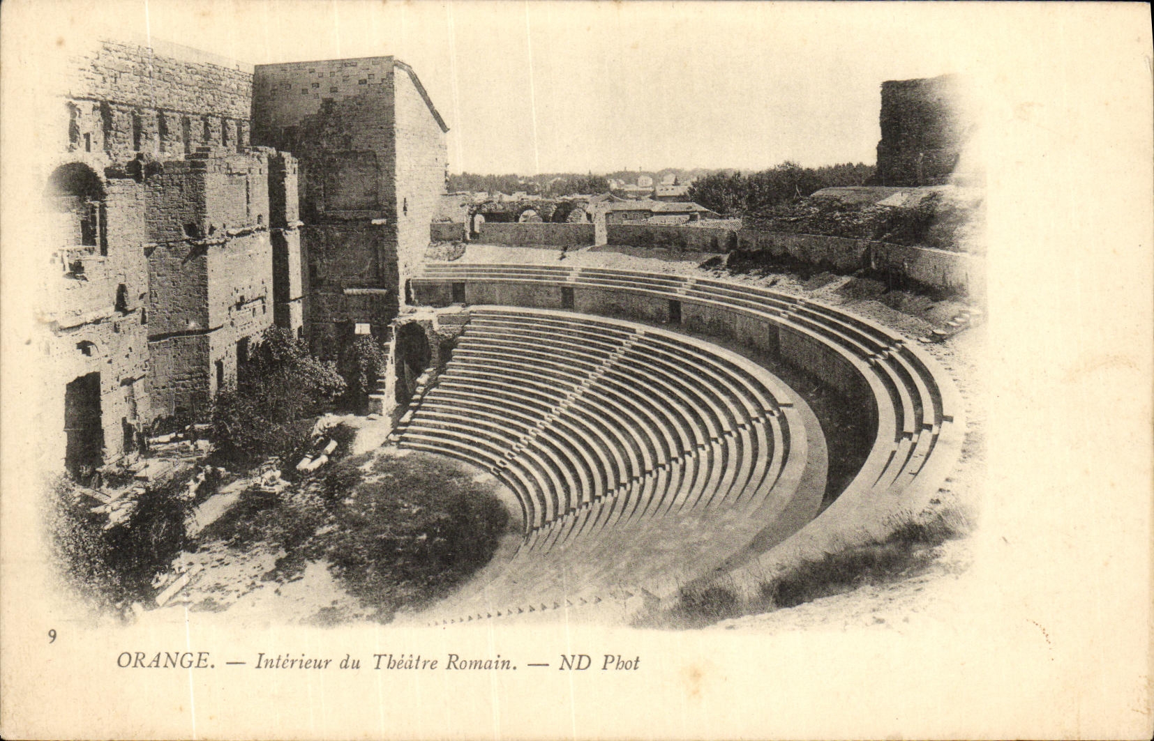 CPA Orange Interieur du Theatre Romain