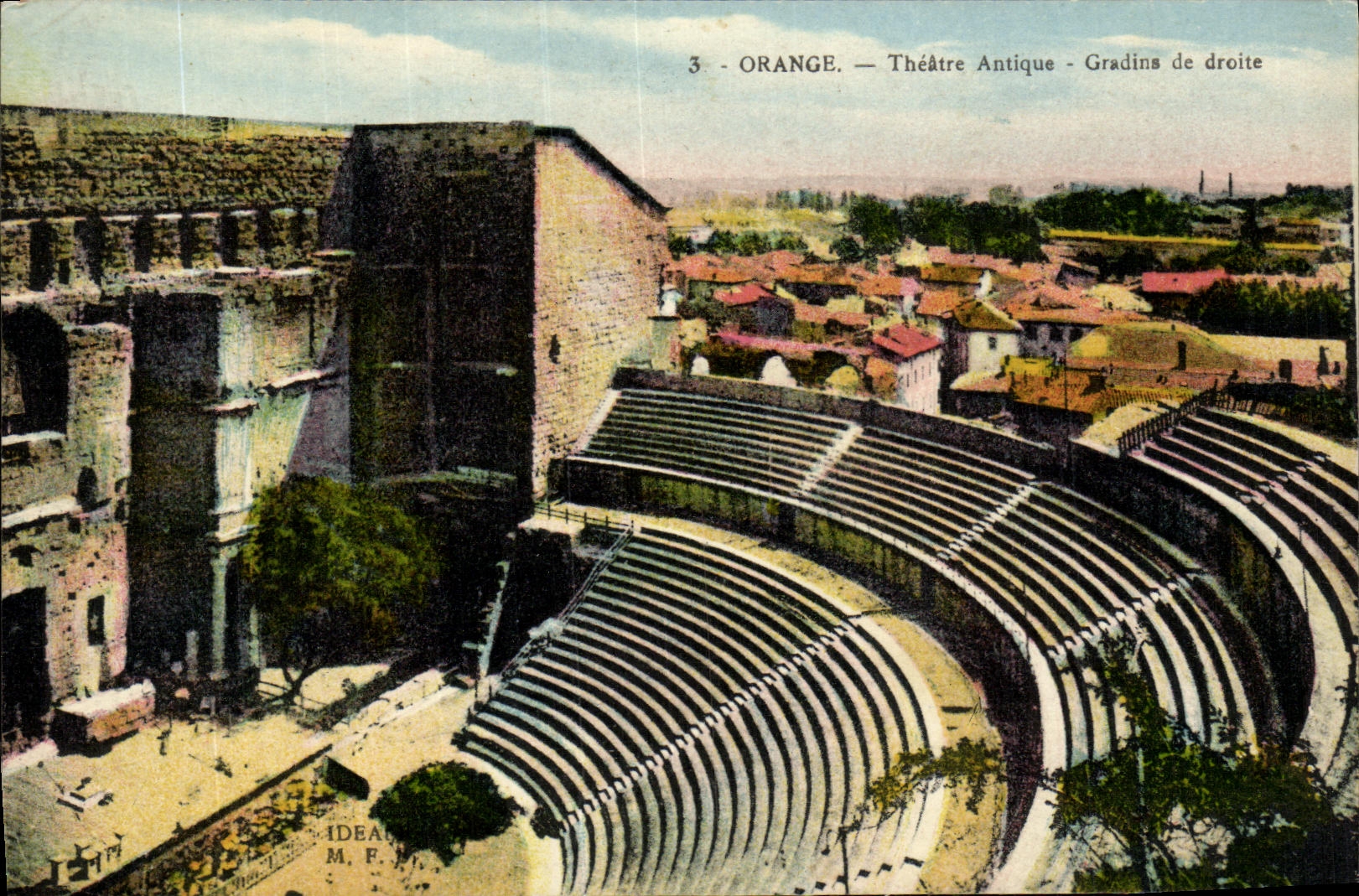 CPA Orange Theatre Antique Gradine de droite