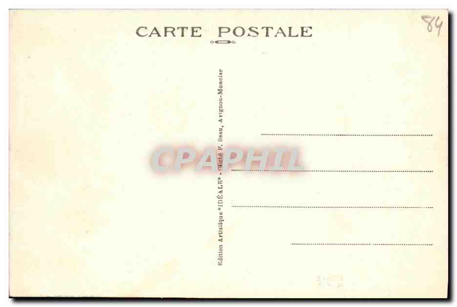 CPA Orange Theatre Antique Gradine de droite — Rückseite