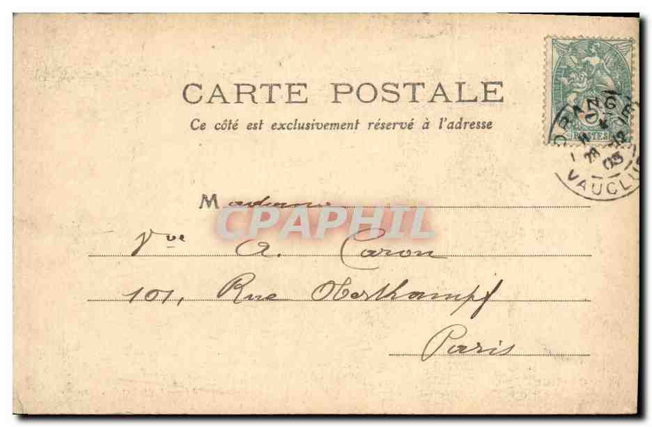 CPA Orange Vue Generale et le Theatre Romain — Rückseite