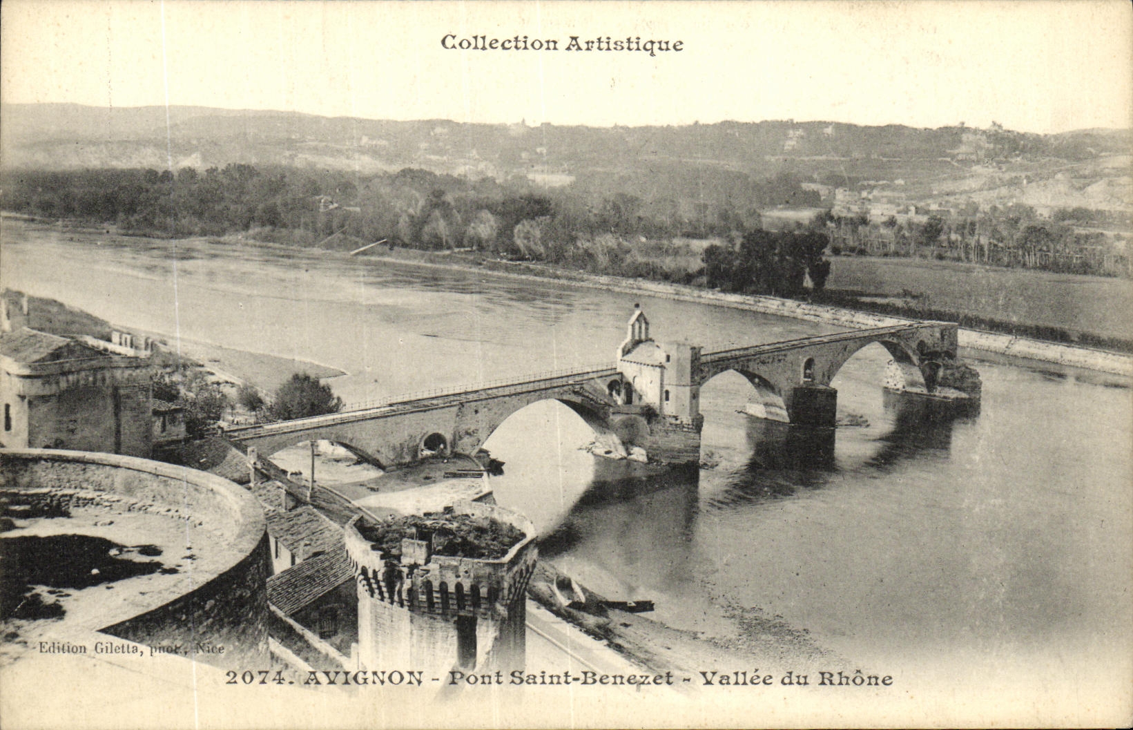 CPA Avignon Pont Saint Benezet Vallee du Rhone