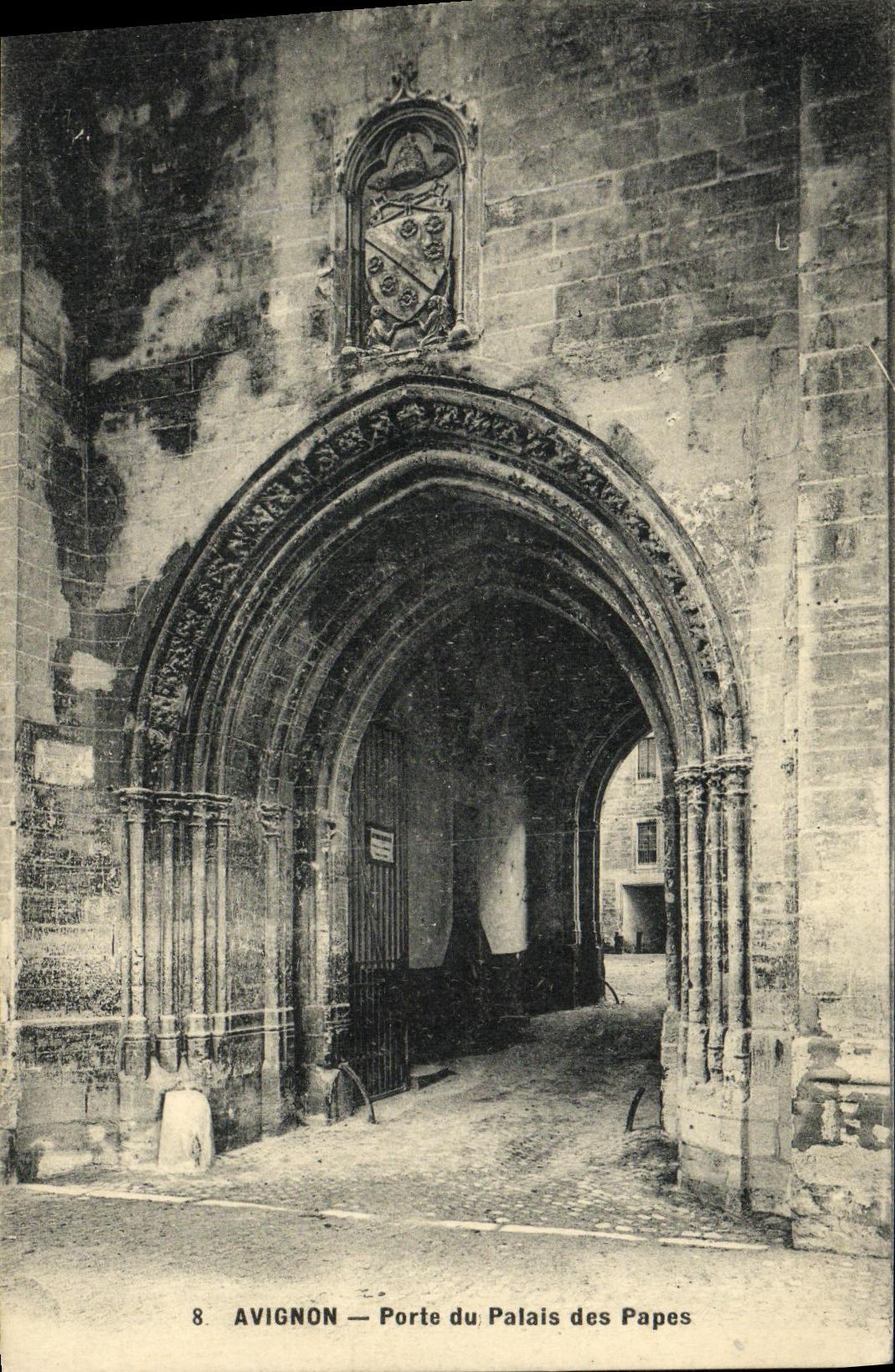 CPA Avignon Pont du Palais des Papes