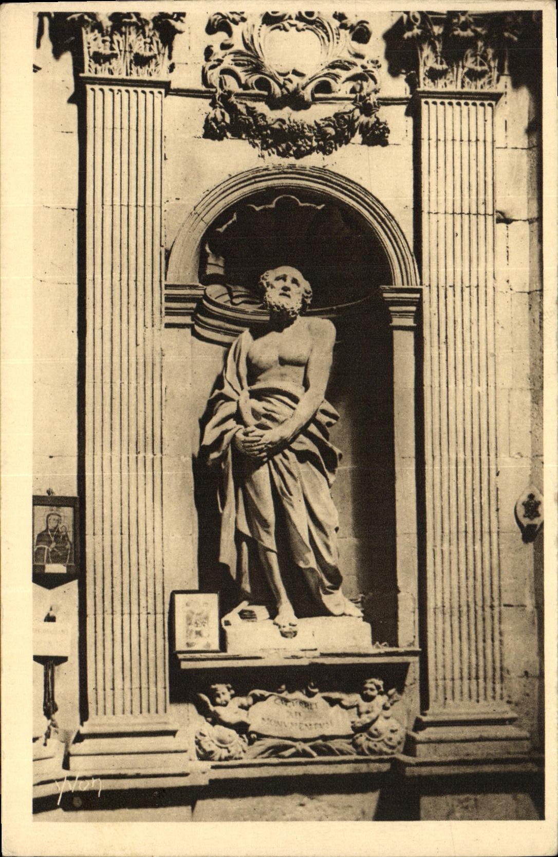 CPA Avignon La Cathedrale Saint Pierre par Pierre Puget