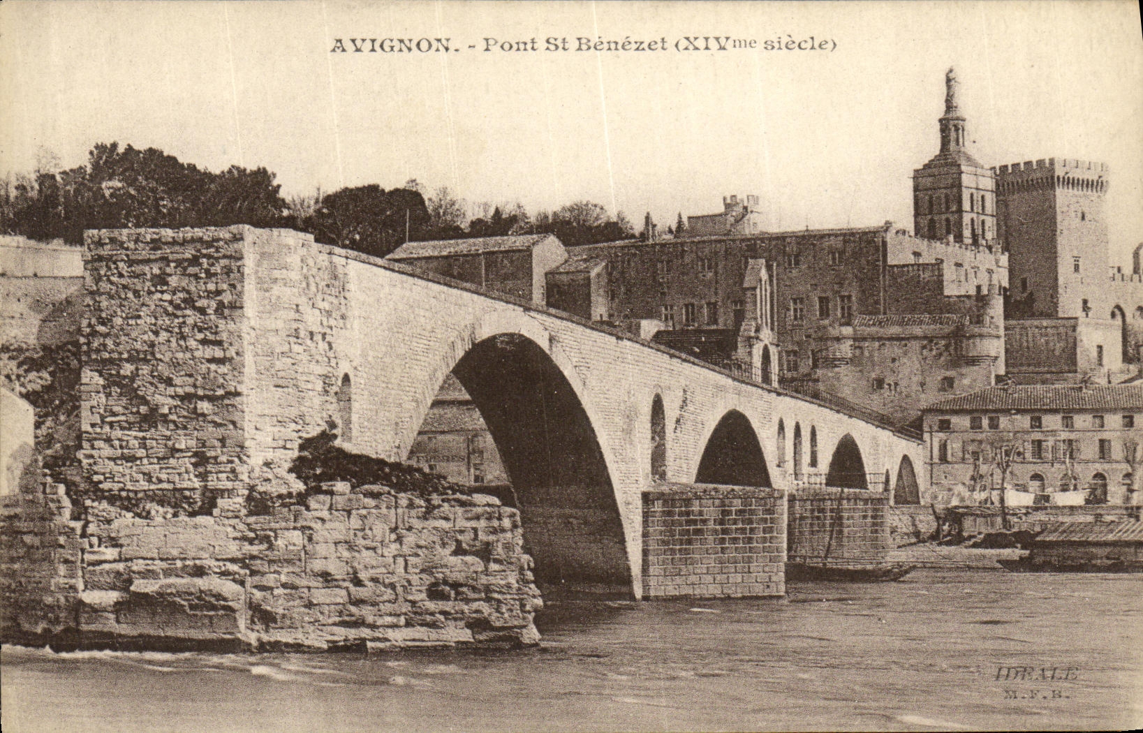 CPA Avignon La Pont Saint Benezet