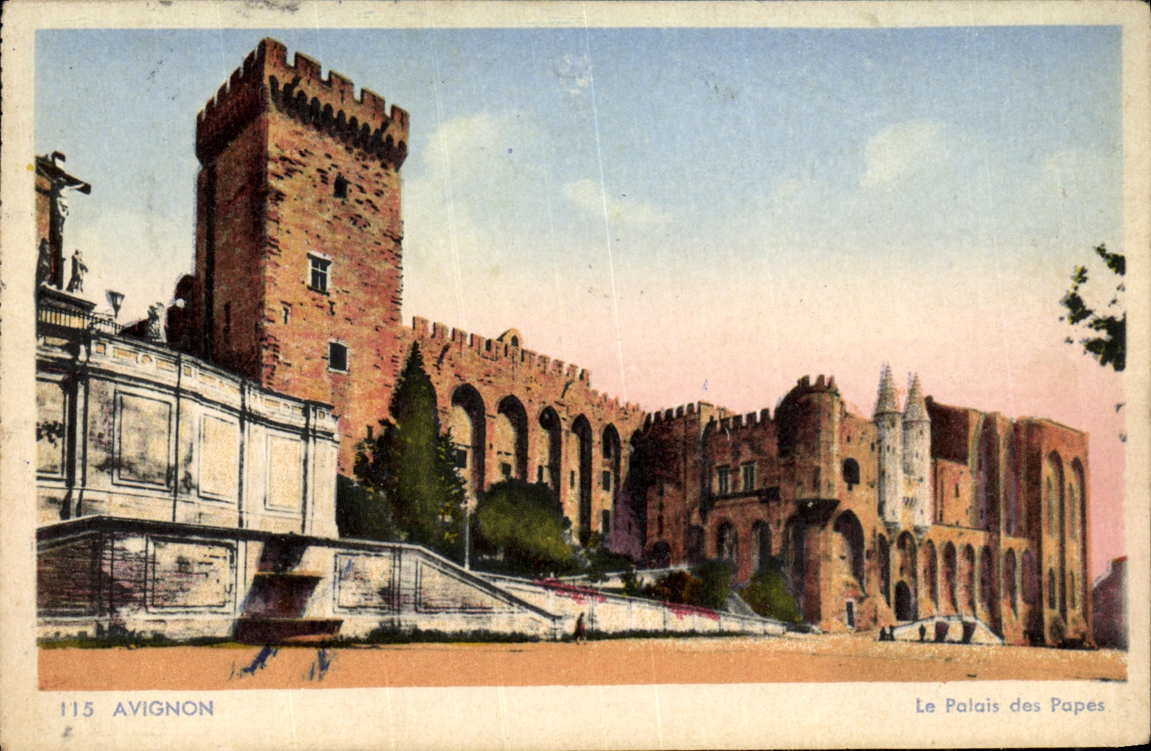 CPA Avignon La Palais des Papes