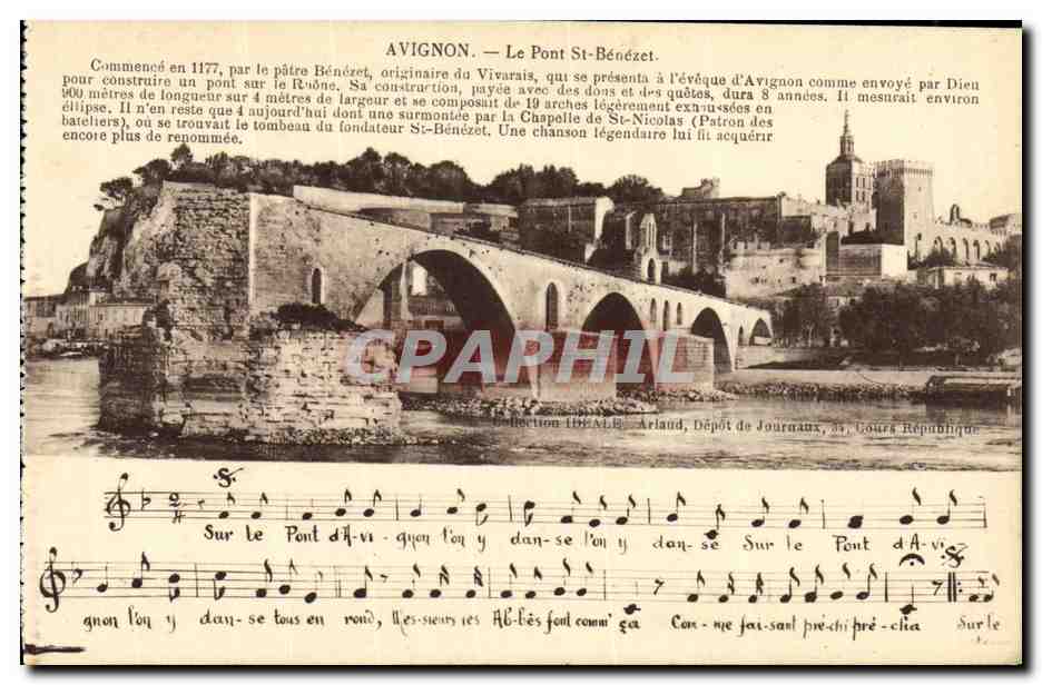CPA Avignon Le Pont St Benezet