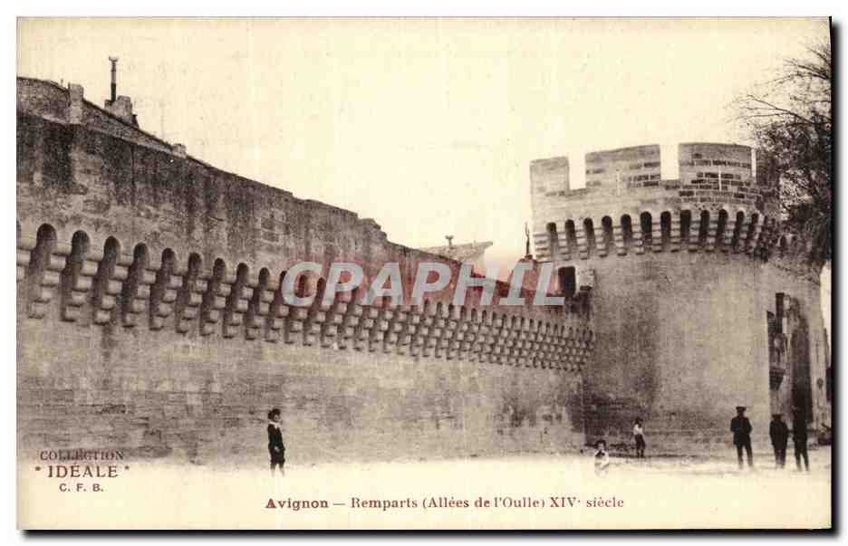 CPA Avignon Les Remparts Allees de l oulie 