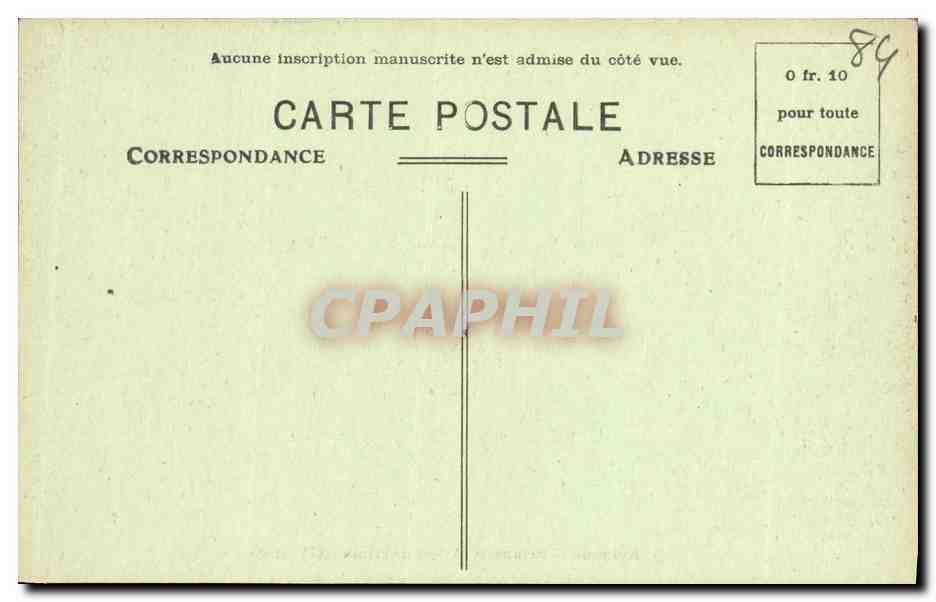 CPA Avignon Les Remparts Allees de l oulie  — Verso
