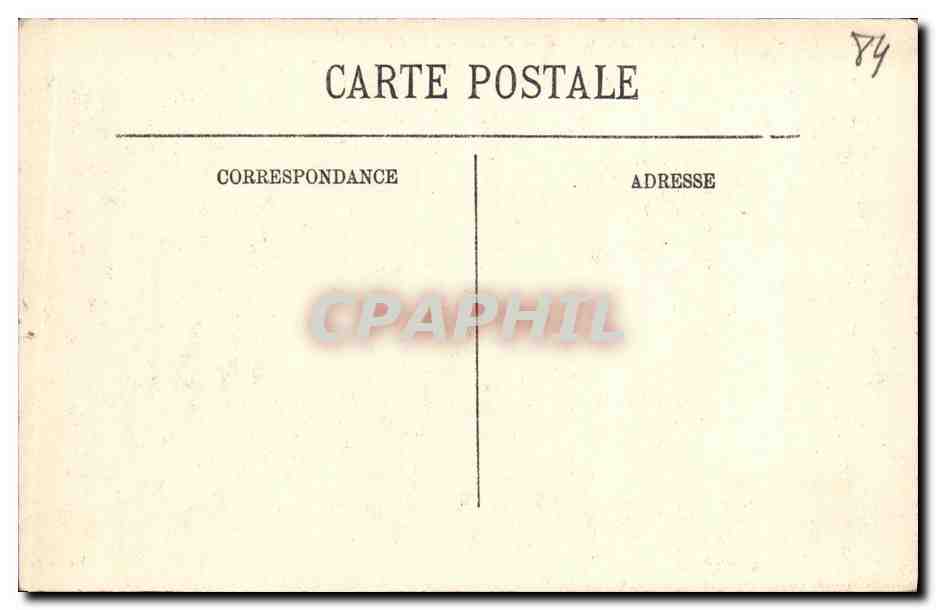 CPA Avignon Palais des Papes Cour d Honneur — Verso