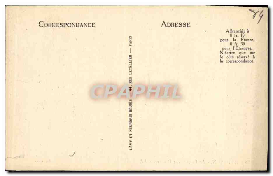 CPA Avignon Le Pont Saint Benezet — Verso