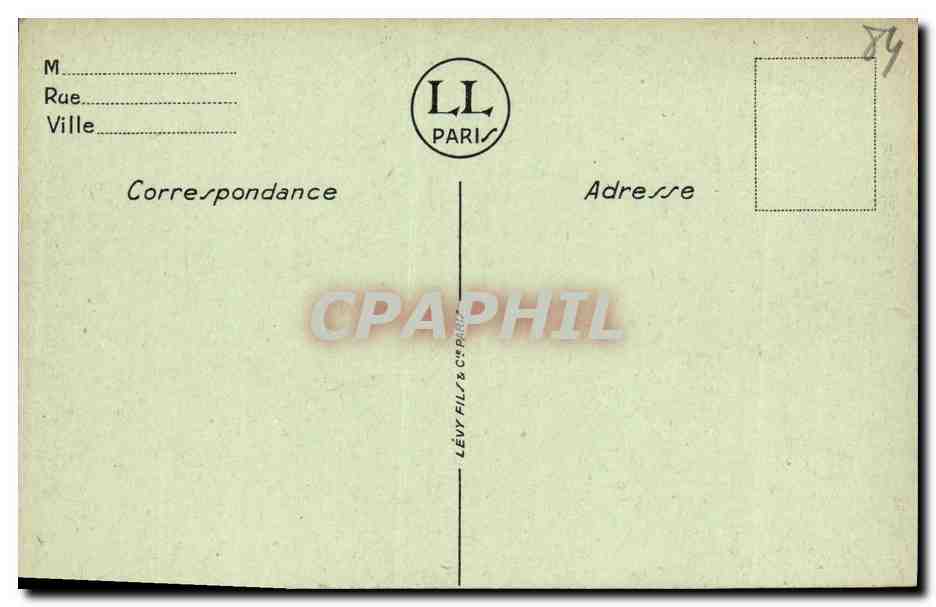 CPA Avignon La Tour de L Horloge Avec son Campanile du 15eme — Verso