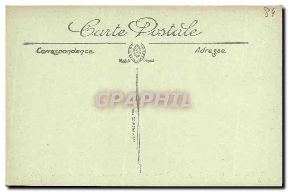 CPA Avignon Fresque de la Tour de la Garde robe Chiens d ela chasse a courre — Verso
