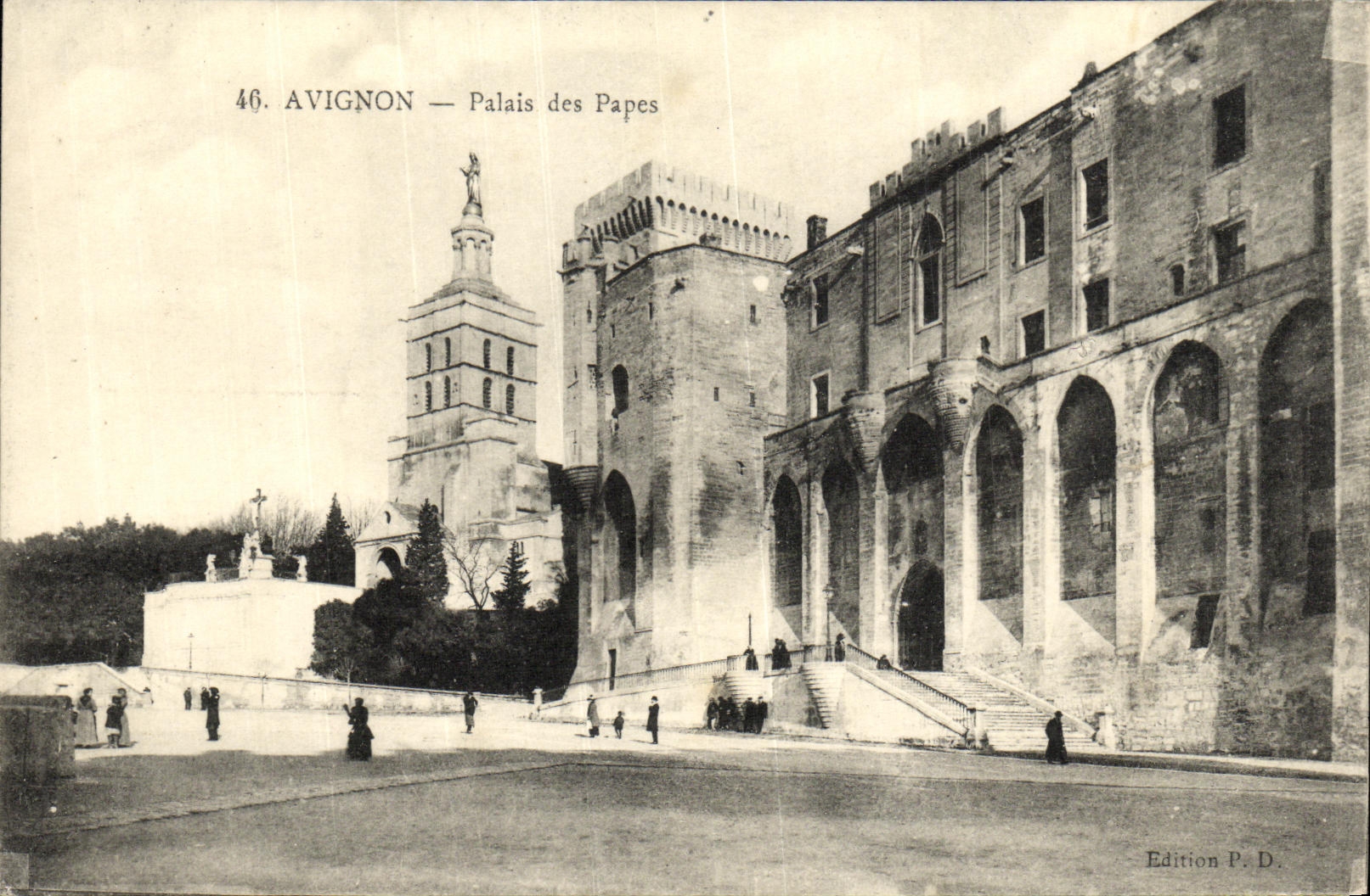 CPA Avignon Palais Des Papes
