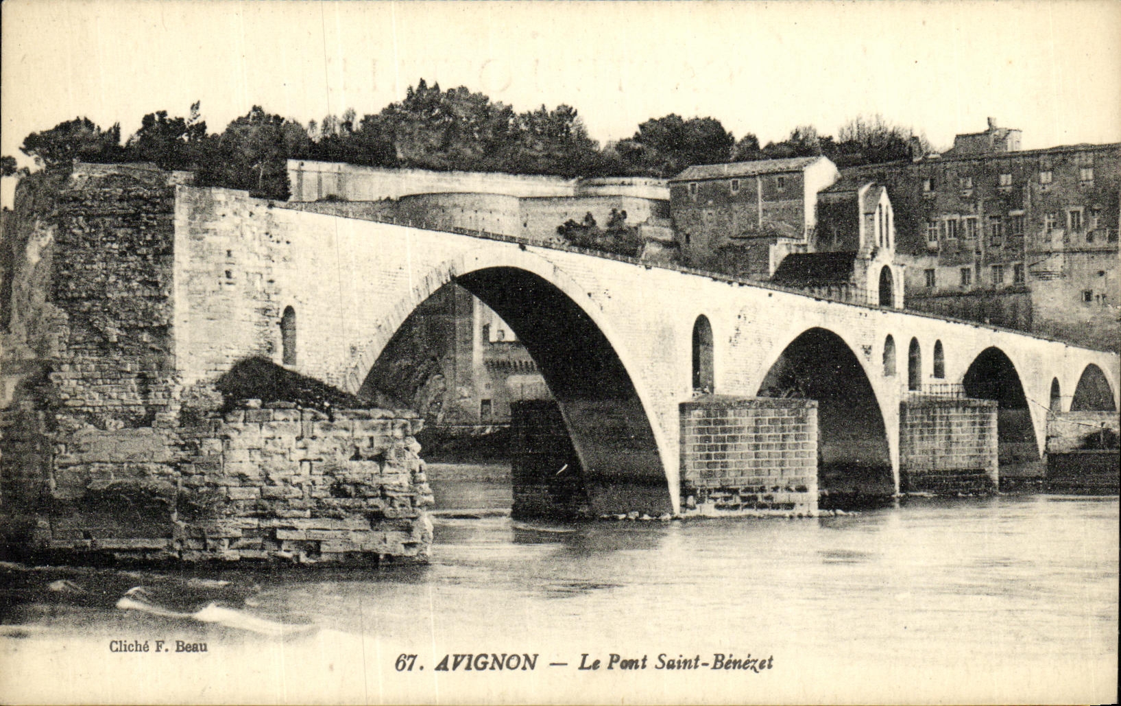 CPA AvignonLe Pont Saint Benezet