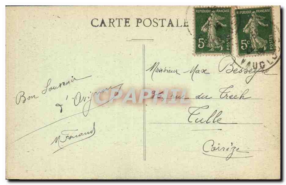 CPA AvignonPont St Benezet Et La Chapelle St Nicolas — Verso