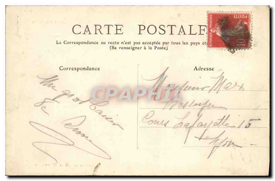 CPA Avignon Pont St Benezet Et Rocher des Doms  — Verso